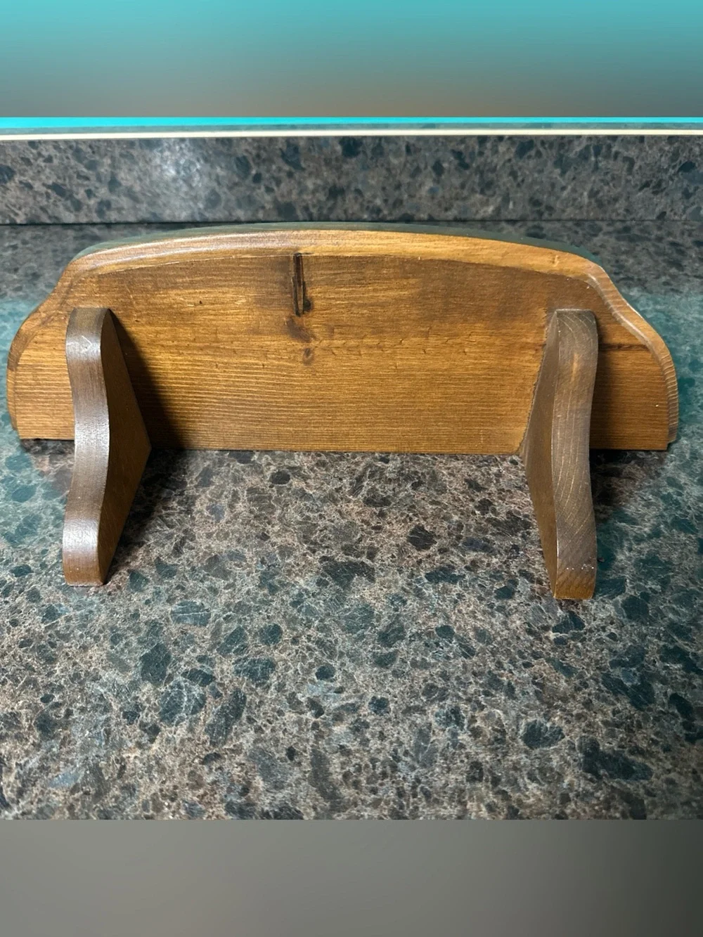 Rustic Wood Wall Shelf - Brown 15.5” x 5.5” 5.25 deep shelf